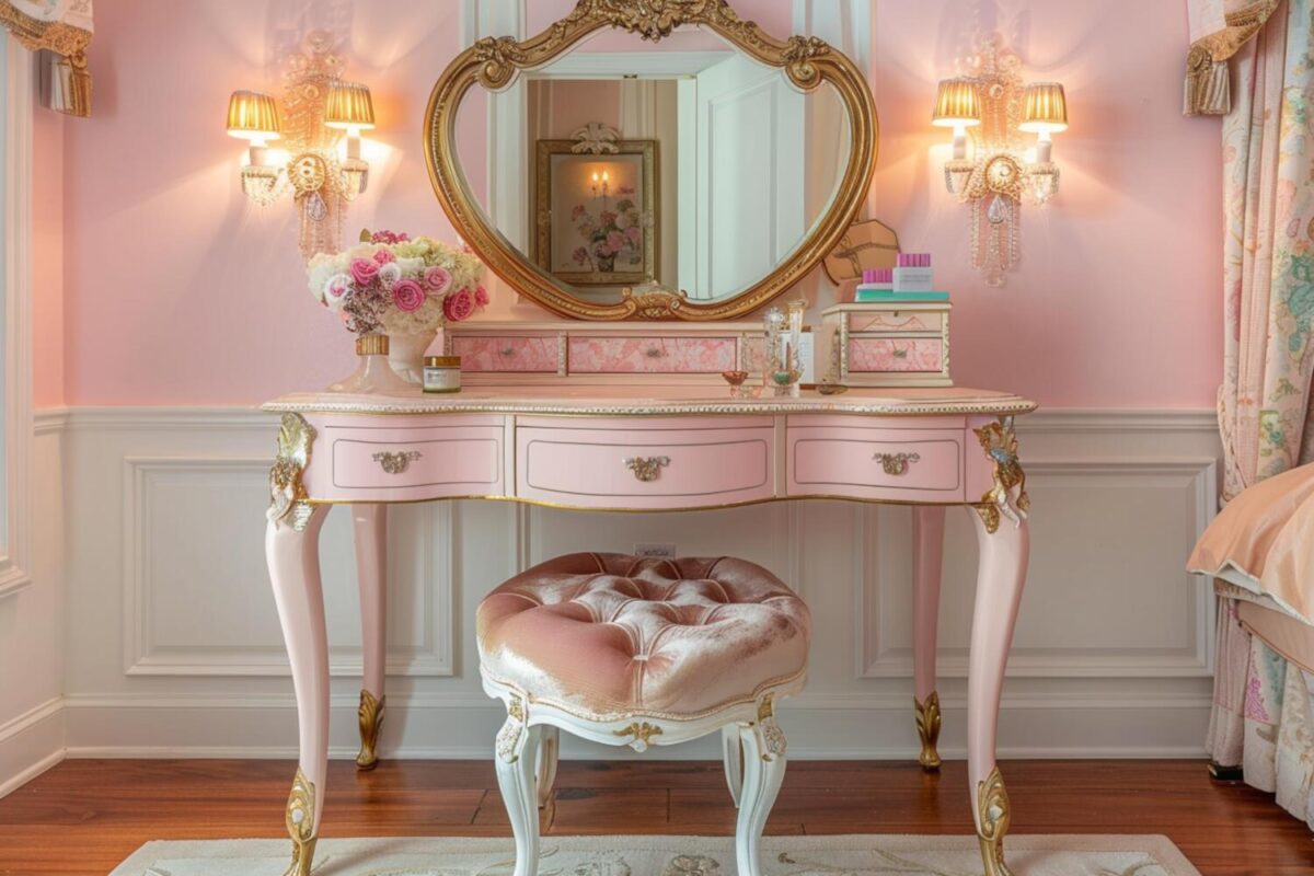 Jak zmienić wygląd starej toaletki na styl glamour?