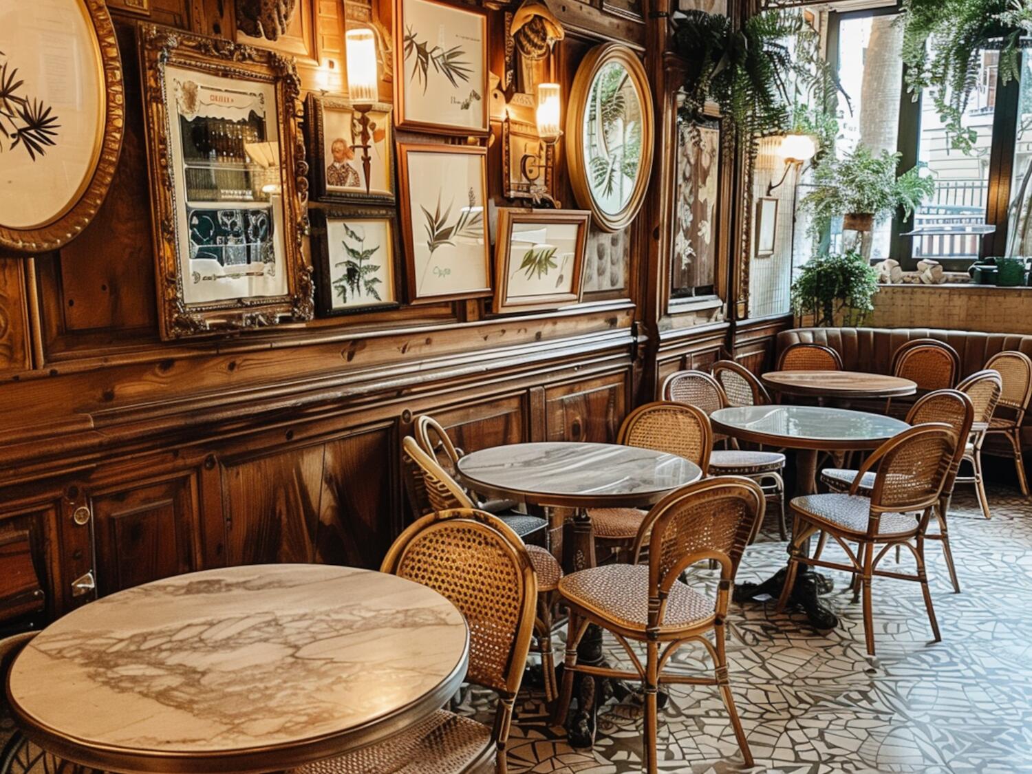 10 inspiracji na urządzenie wnętrz kawiarni z dodatkami retro.