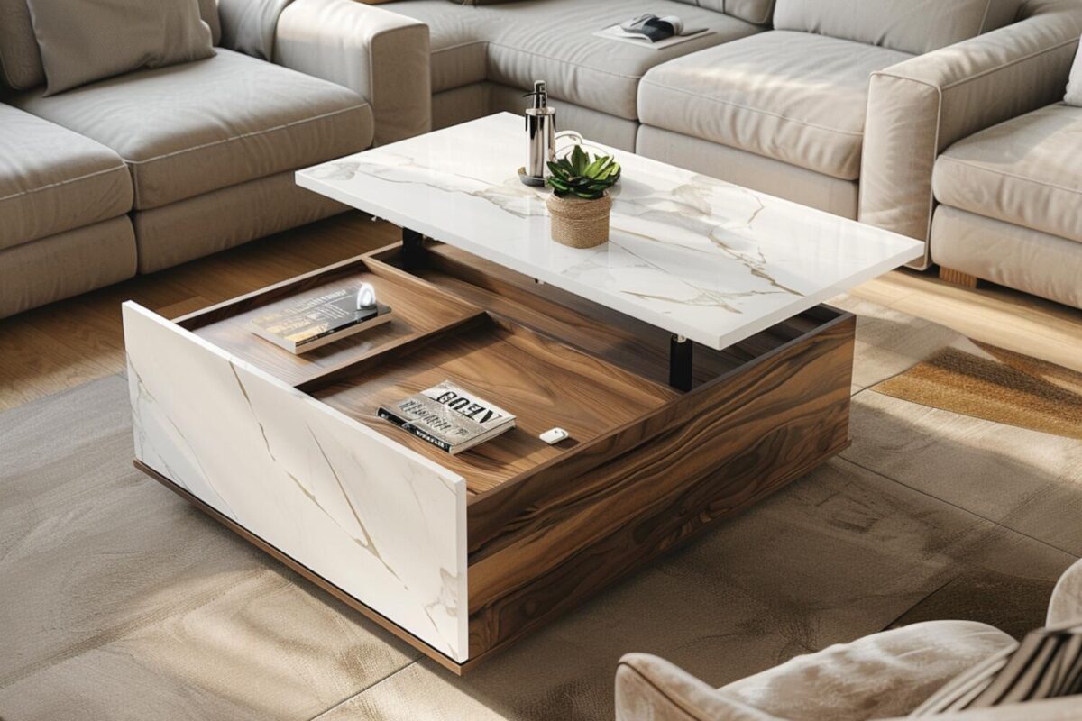 10 inspiracji na stoły kawowe z funkcją przechowywania.