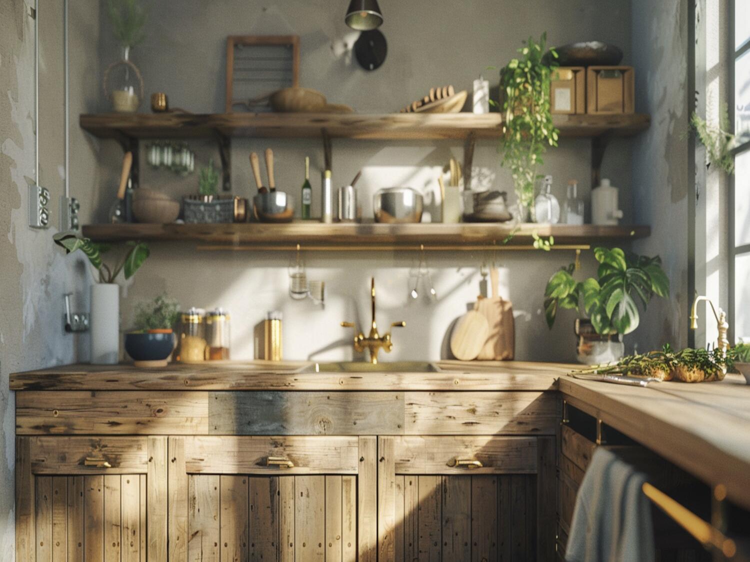 Jak zorganizować przechowywanie w kuchni z wykorzystaniem mebli z recyklingu?