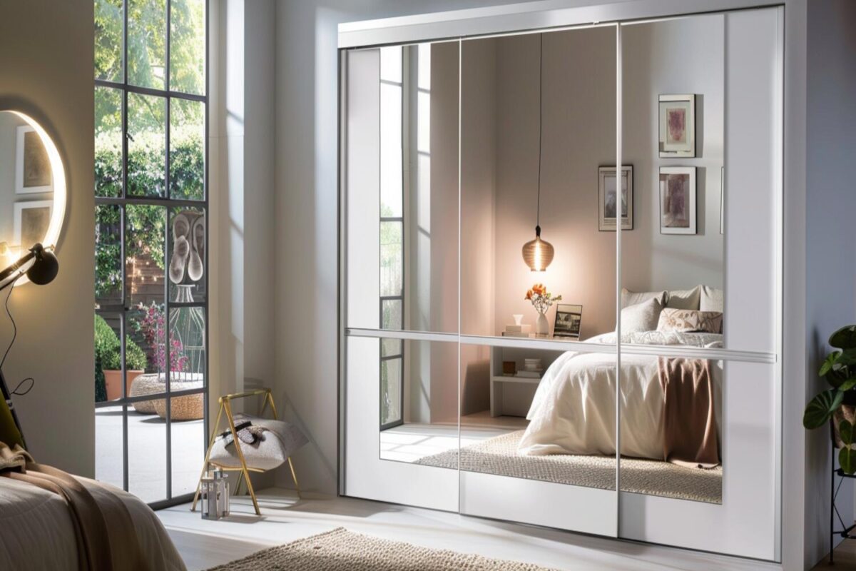 Najlepsze szafy przesuwne z lustrem dla małych przestrzeni