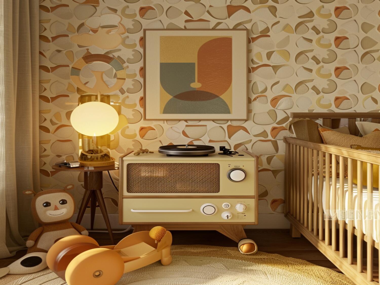 10 inspiracji na urządzenie pokoju dziecięcego w stylu retro z nowoczesnymi akcentami.