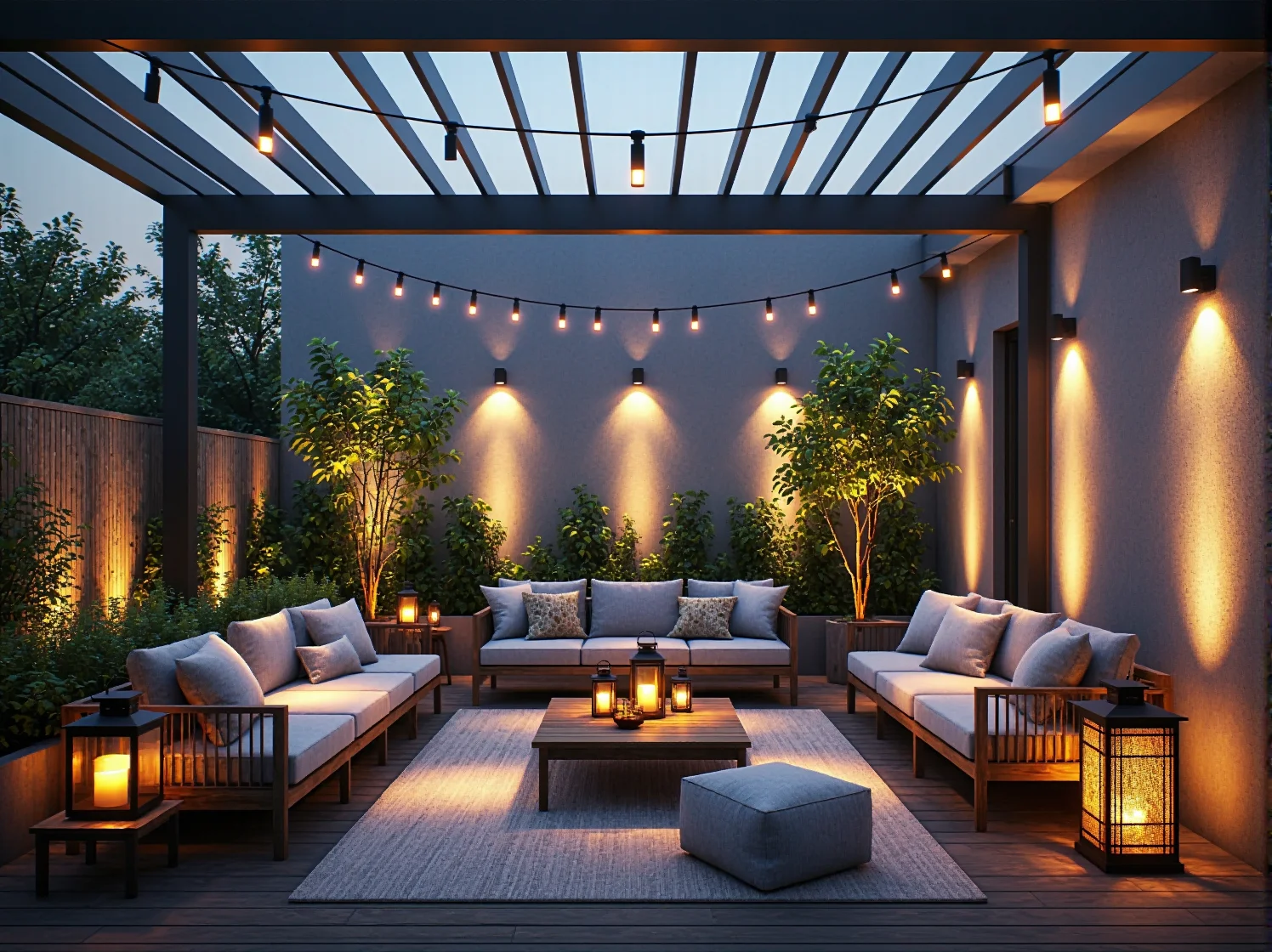 Energooszczędne słupki LED wyznaczające ścieżkę na tarasie, bezpieczne oświetlenie zewnętrzne.