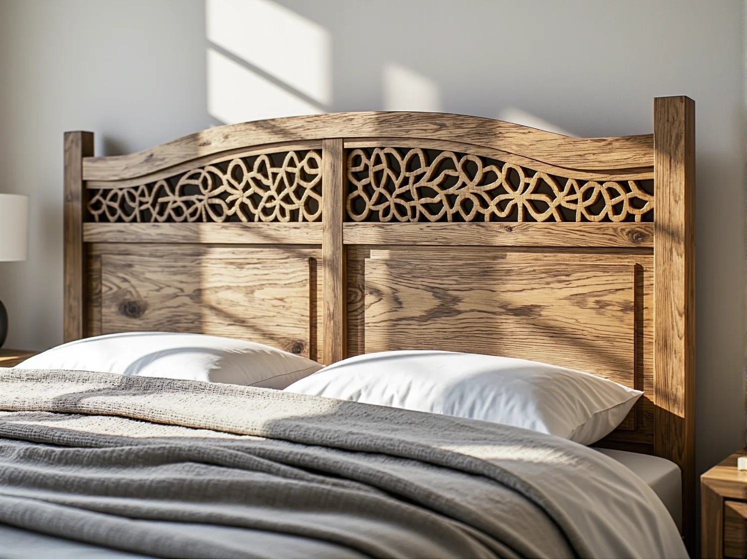 Zbliżenie na lite drewno i sklejkę – popularne materiały do tworzenia własnych mebli.